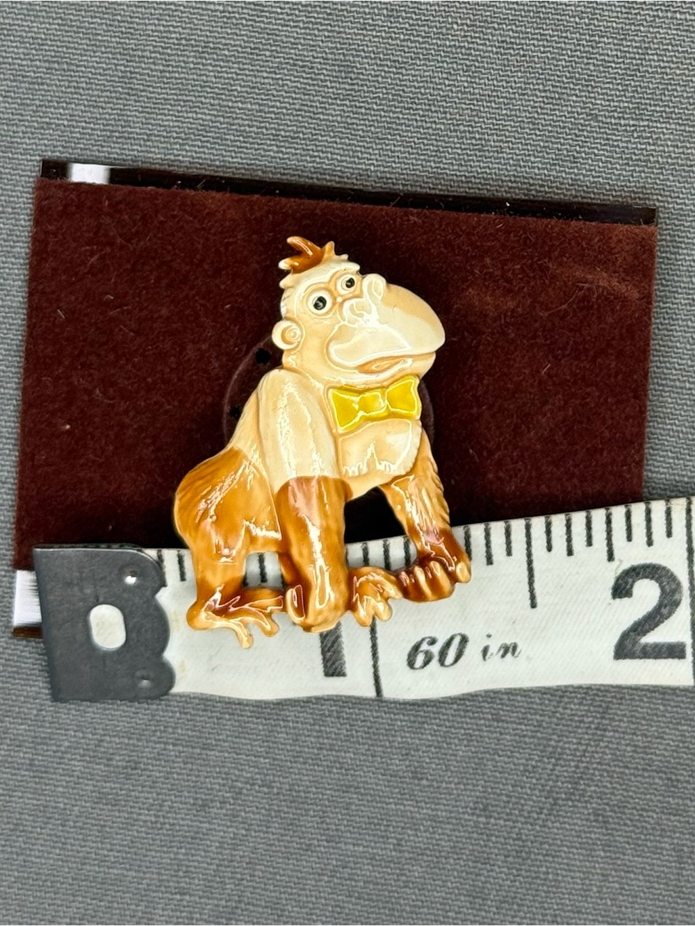 Vintage JJ Ape Pin set of 6 signed